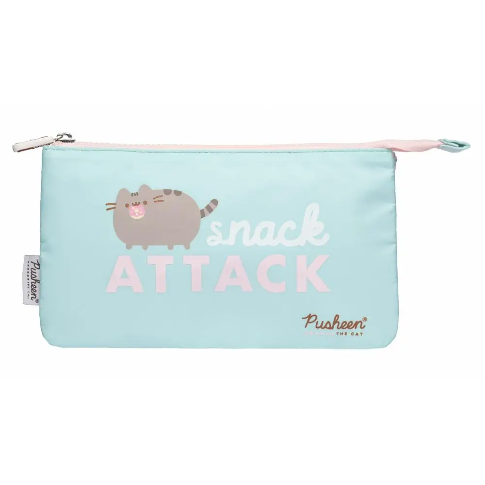 Grupo Erik Estuche Pusheen 3 Compartimentos - Estuche Escolar 3 Compartimentos niña │   Estuches Escolares 3 Compartimentos, Material Escolar y papelería Kawaii Regreso a Clases