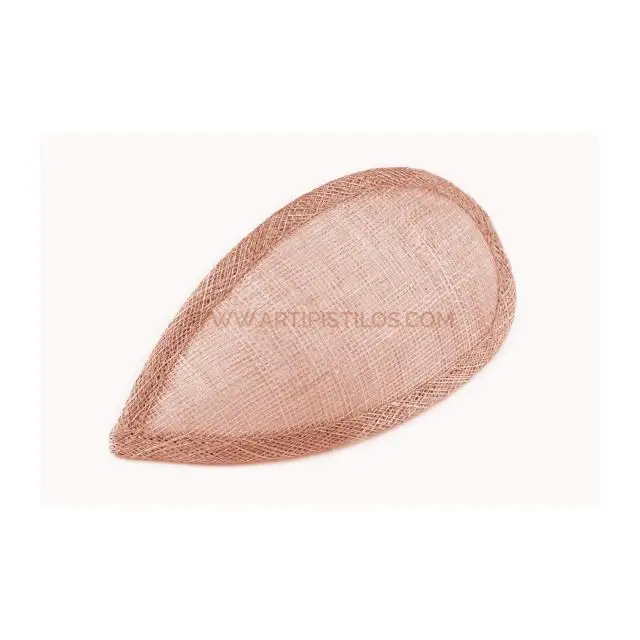 Base Sinamay Lágrima 8x16cm - Amplia Gama de Colores