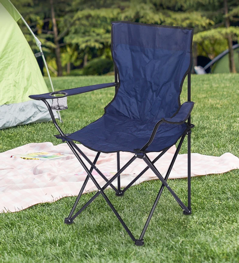 Set of 2 chairs camping portable folding chairs fishing camping beach with armrest and carrier bag \ nDingrestrekking comfortable