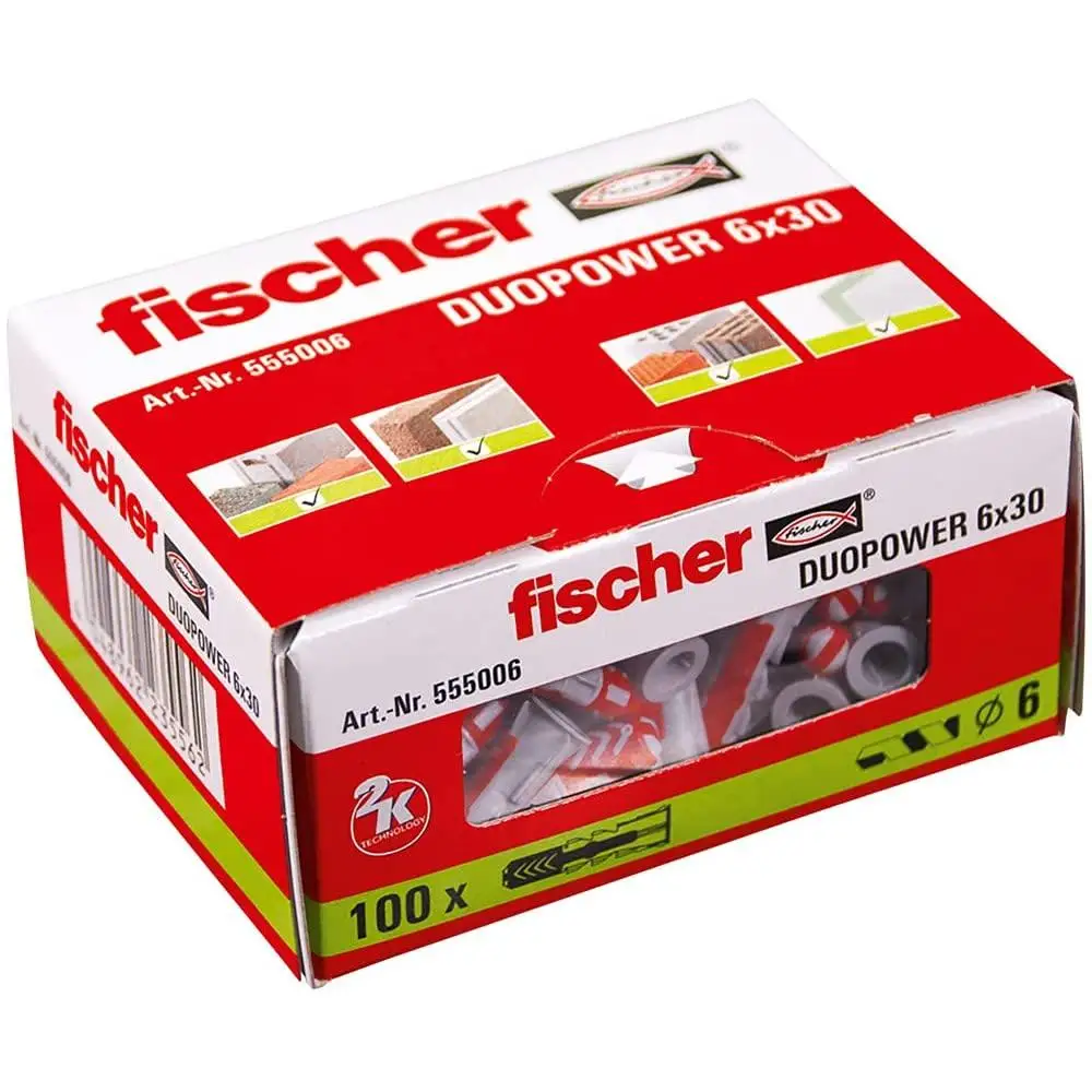 CAJA 100 TACO DUOPOWER 6*30 555006 FISCHER