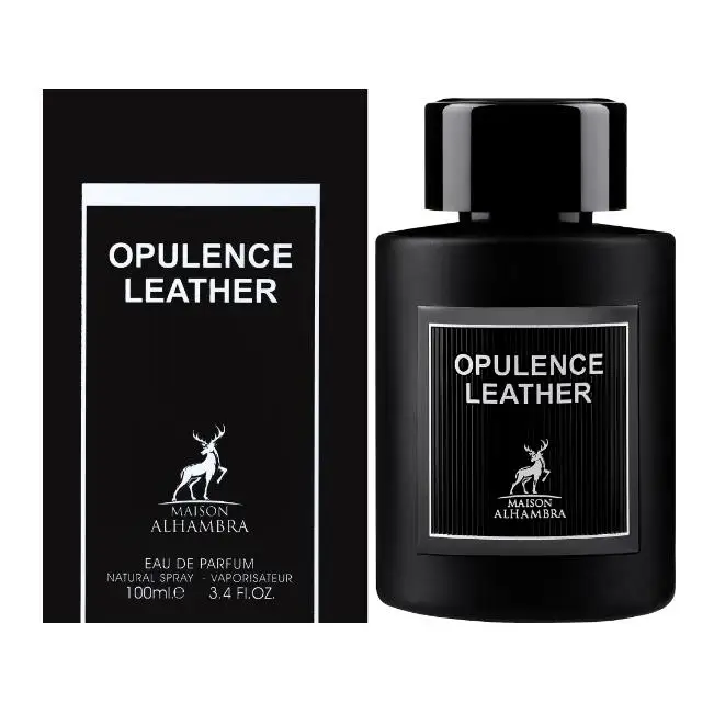 Opulence Leather (AMBER & LEATHER) Maison Alhambra 100 ml exquisite and seductive Perfume (Amber & Leather, Opulance Leather, Opulence Leater)