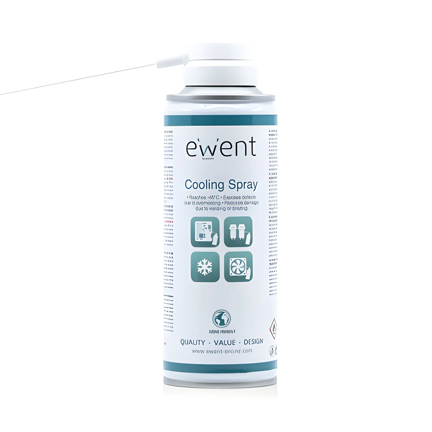 Ewent pulverizador spay de limpieza  placas, ventiladores, memorias, teclados (ew5616)