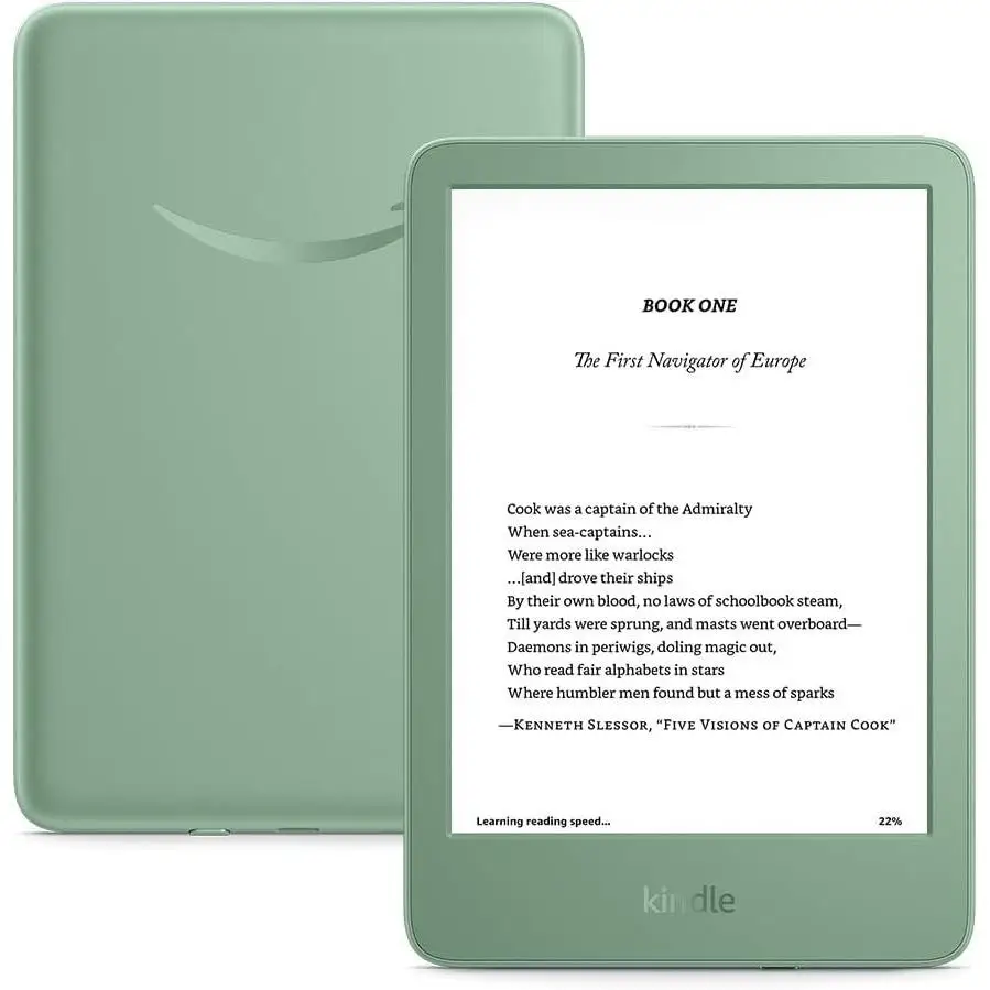 Amazon kindle 6″ 11ª generación b0cnvcqzg1 lector de libros electrónicos 16 gb wi-fi matcha