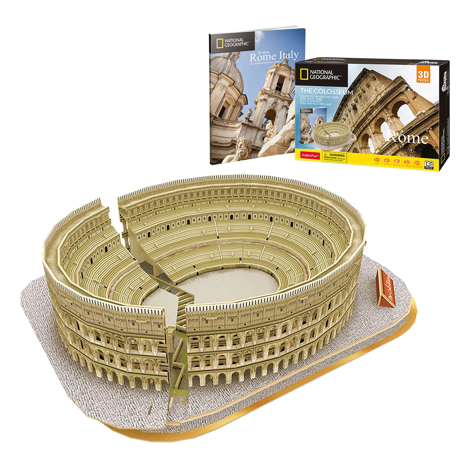 Puzzle 3d Coliseo  Puzzle 3d Niños  Maquetas Para Montar Niños Y Adultos