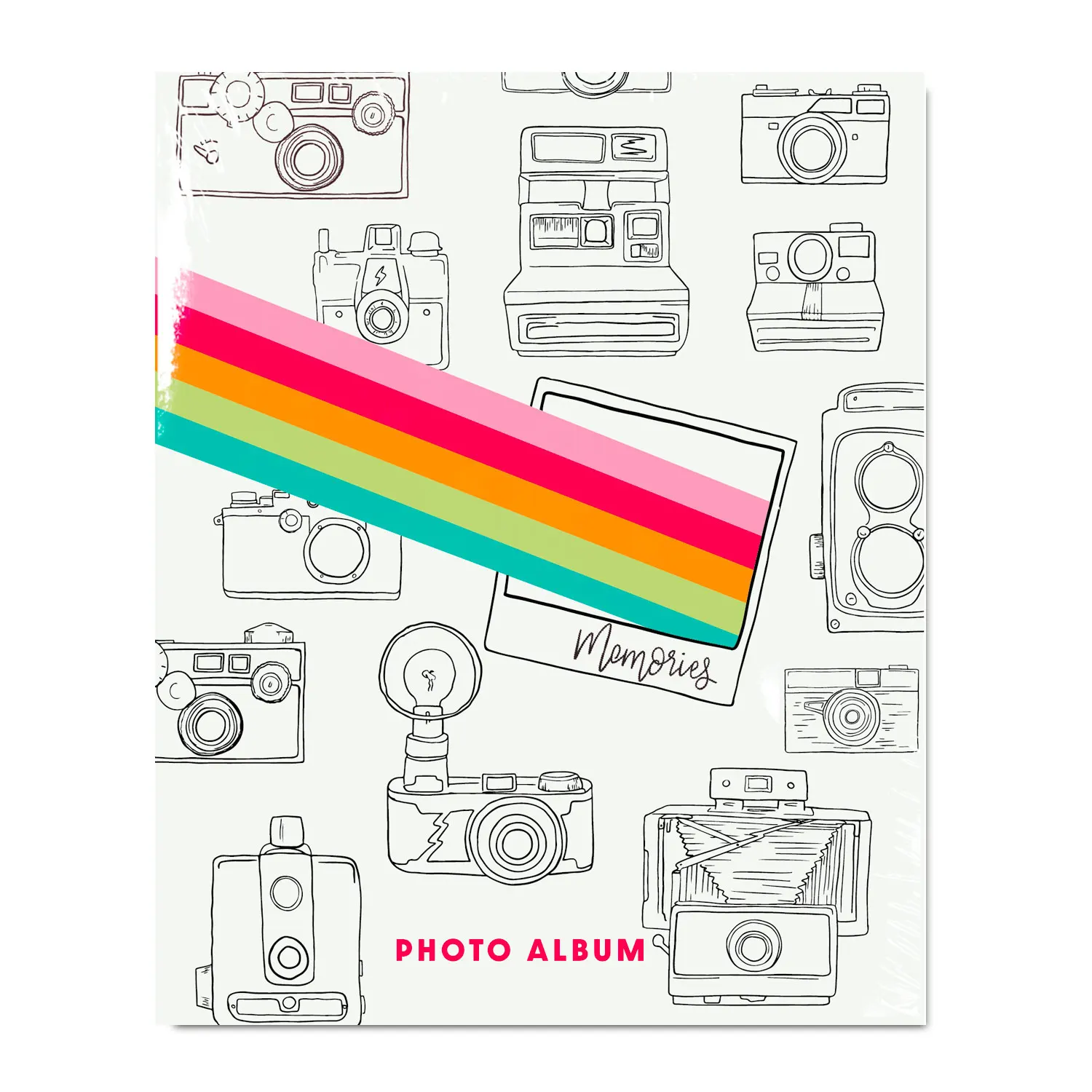 Grupo Erik Álbum Fotos Cámaras Vintage - 36 Bolsillos - 10x15cm - Tapa Blanda 12x16cm
