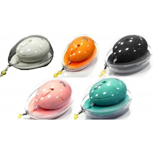 Mini Egg shape wired USB optical mouse, scroll wheel and dpi 1000,