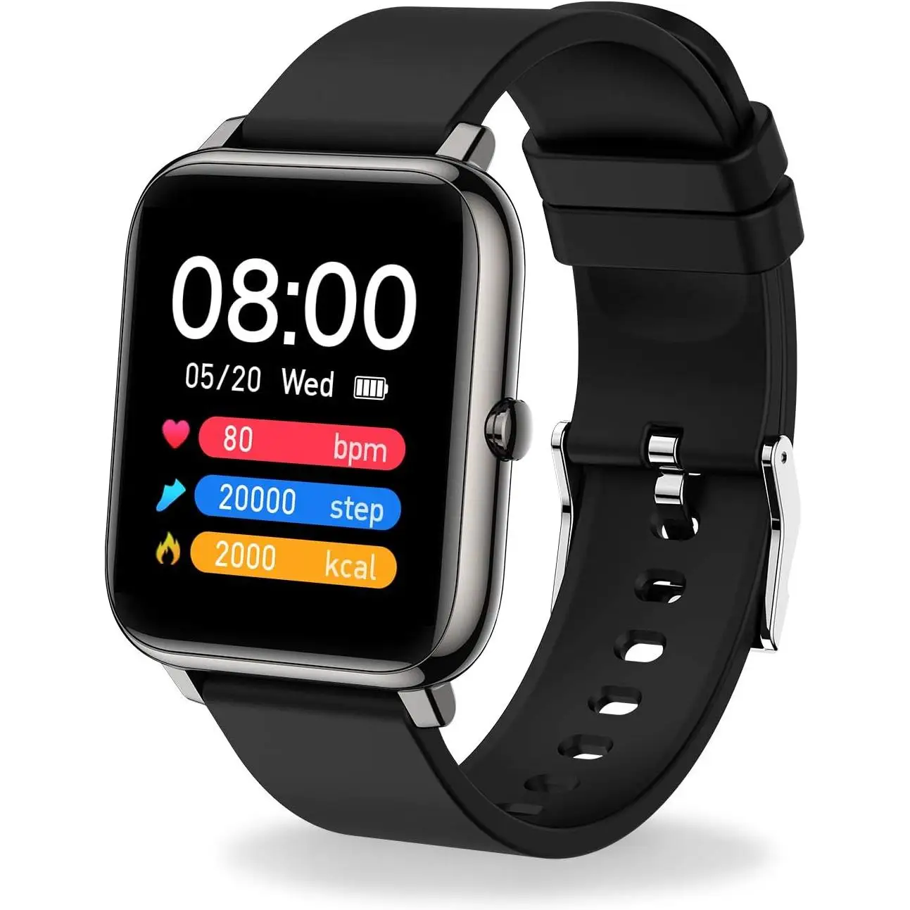 Reloj Inteligente Mujer Hombre, 2025 Smartwatch con Llamadas Bluetooth, Smart Watch con Podómetro/Pulsómetro/Monitor de Sueño, 110+ Modos Deportivos Pulsera, Impermeable IP68 para Android iOS