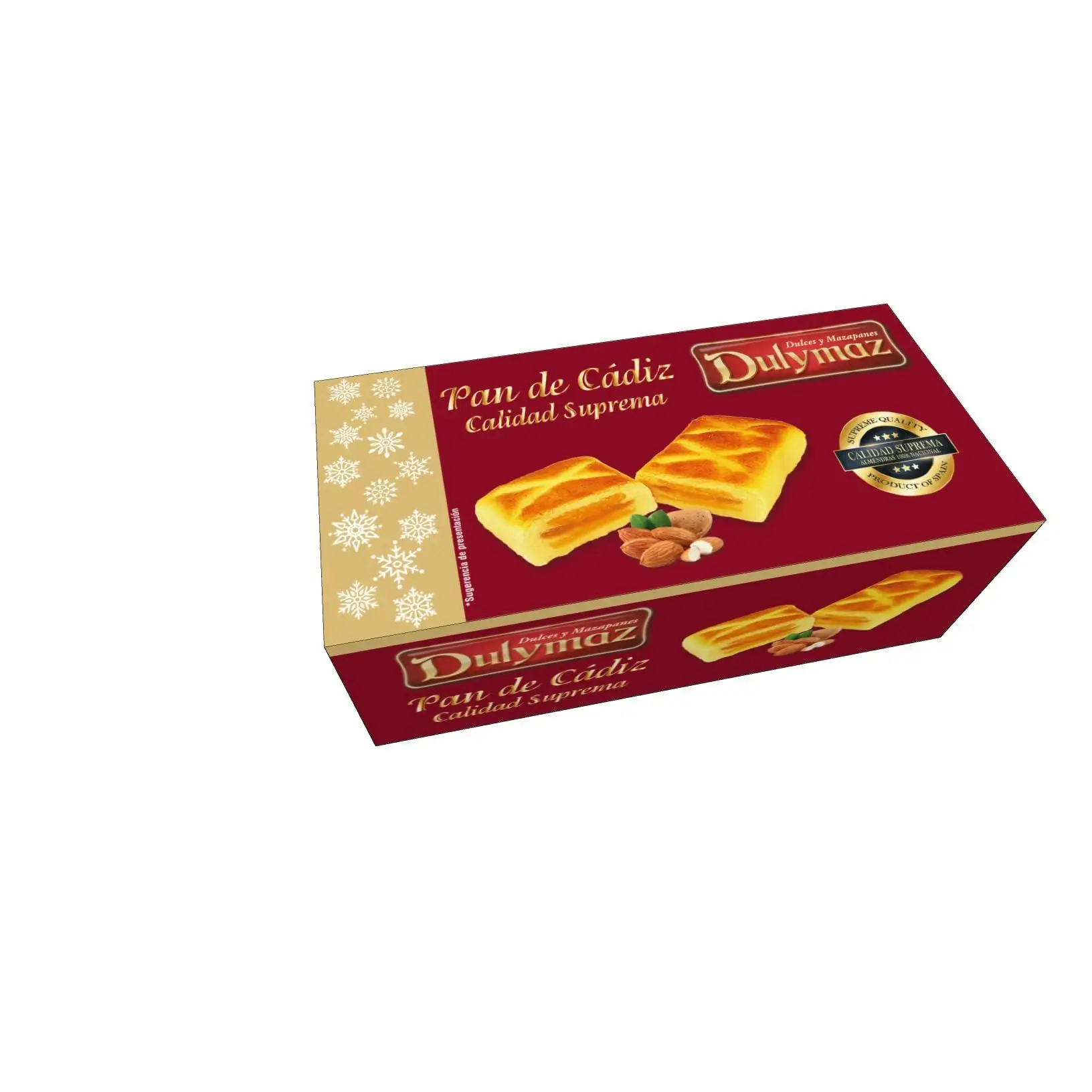 Pan de Cádiz 250g - Dulce Típico de Cádiz - Dulce de Almendras - Mazapán