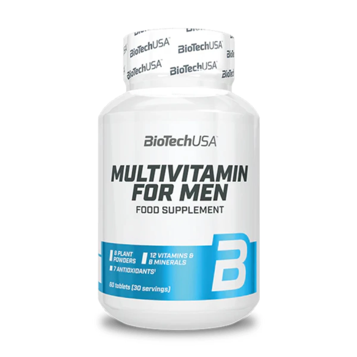 Biotech USA Multivitamin for Men - 60 tabls. Multivitamínico para Hombres con Antioxidantes y Aminoácidos