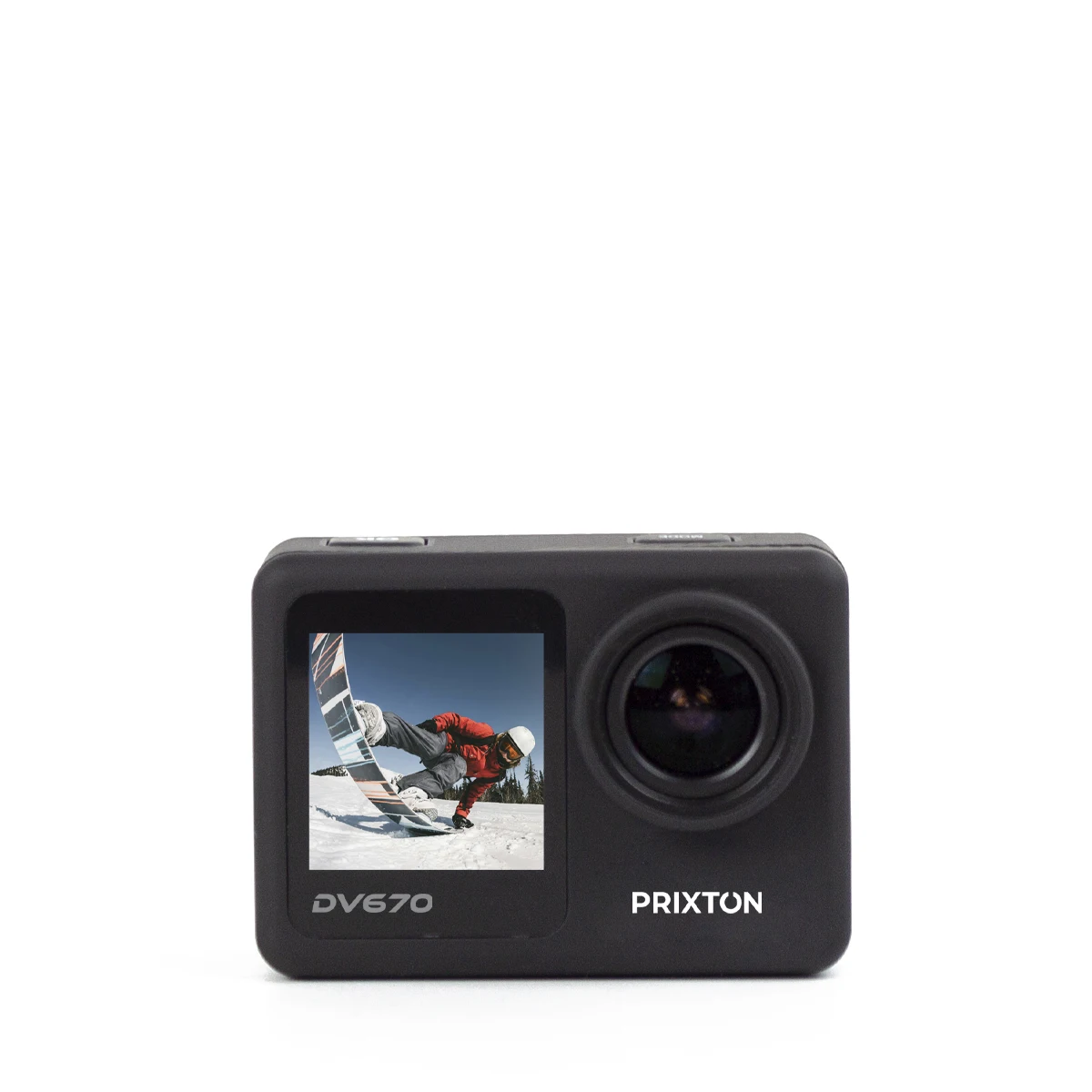 Cámara Deportiva - Videocámara Multisport - Action Cam - Conexión USB, MicroSD y HDMI - Sumergible - Incluye accesorios  PRIXTON