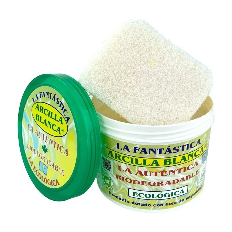 LA FANTASTICA PIEDRA LIMPIADORA ARCILLA BLANCA 600GR