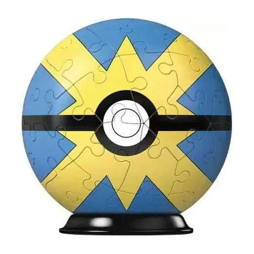 Ravensburger - Puzzle 3d Niños Pokémon Pokeball Bola Rápida |   Puzzles 3d Para Niños De 6 Años O Más |   Maquetas Para Montar De 55 Piezas |   Regalo Niño 6 Años O Más