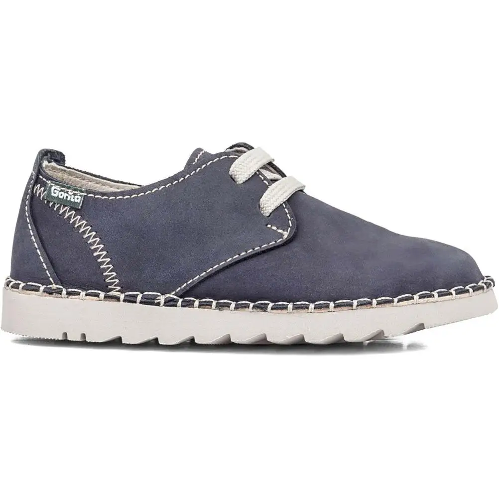 Zapatos de Vestir Niño Gorila BLUCHER 43200 Azul - Cómodos y Duraderos