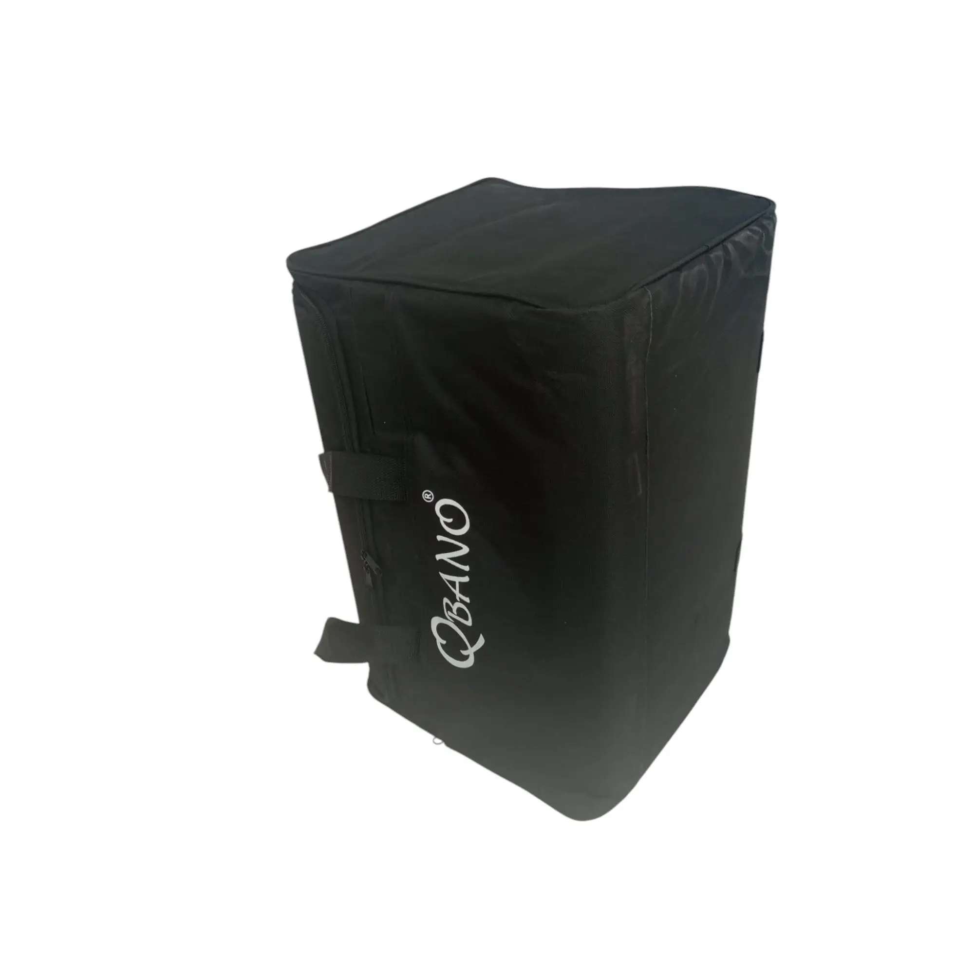 Funda de Cajón Flamenco Acolchada - Negro - Deluxe - Nylon Resistente - Impermeable (54x34x34 Cm)