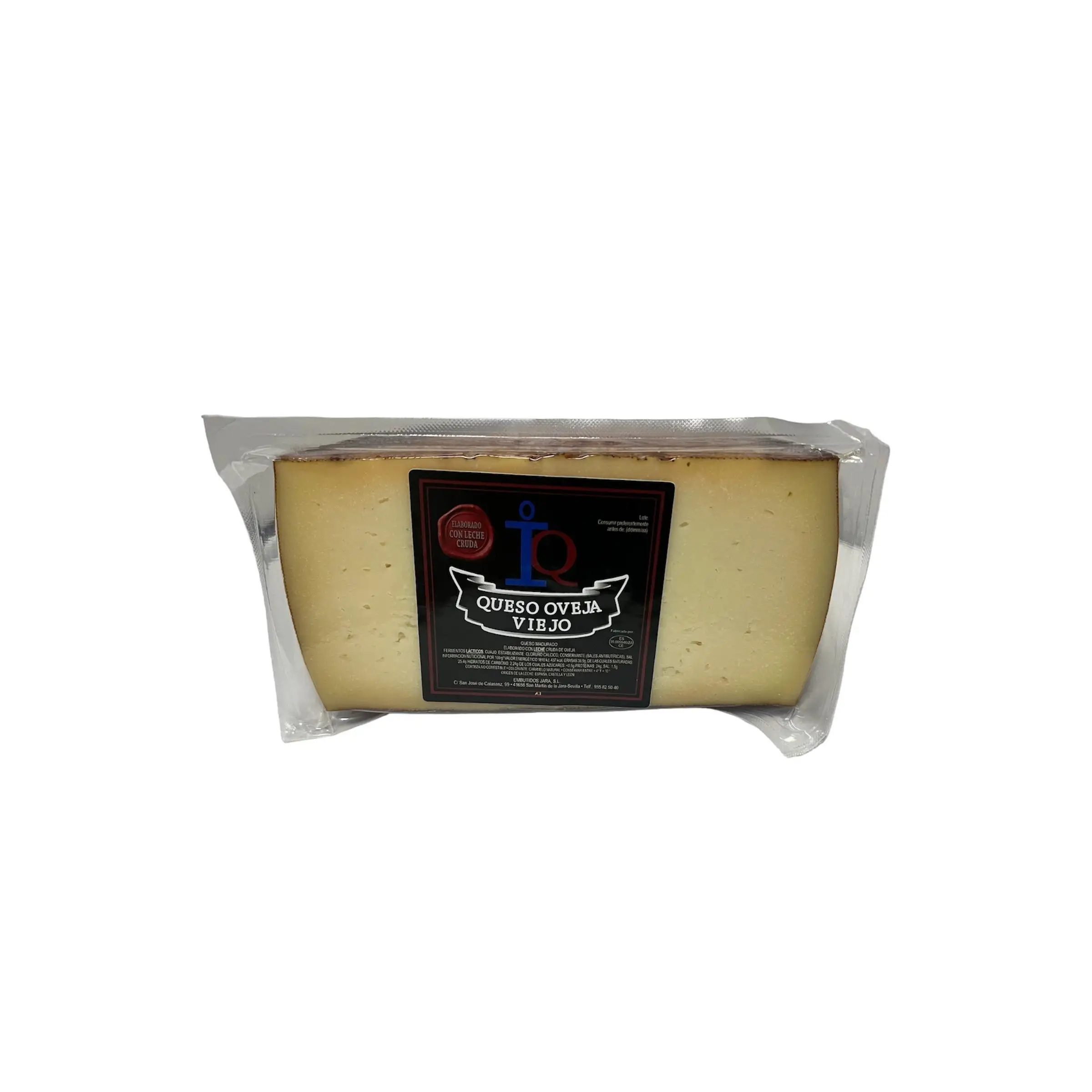 Queso Curado de Oveja Viejo Artesano: La Maestría de la Maduración Emerge en Cada Rebanada, una Celebración de Tradición y Sabor en Cada Exquisito Trozo. (1/2 QUESO 1.5KG APROX)