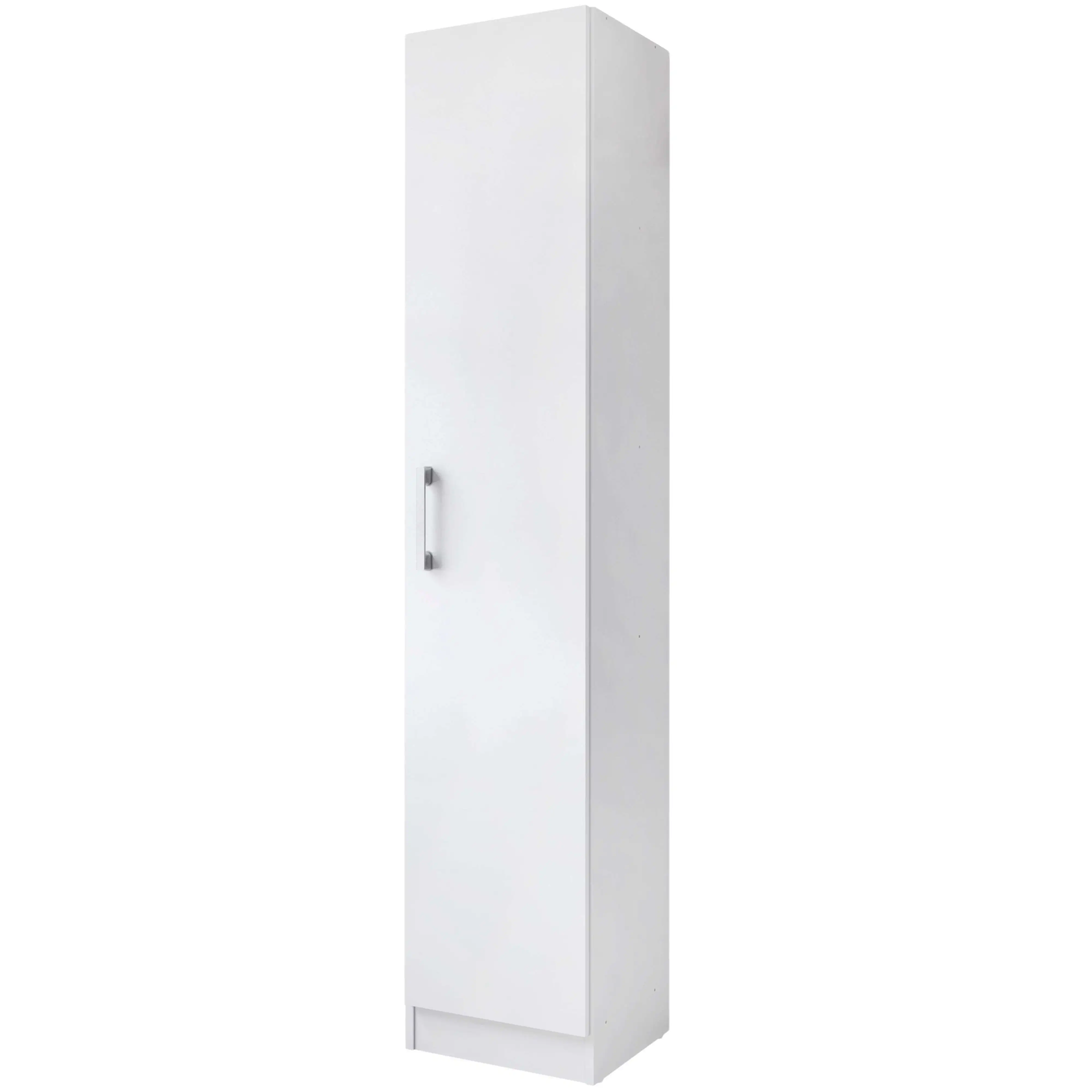 Armario Auxiliar Multiusos Alto Puerta Abatible Color Blanco 35x170 cm
