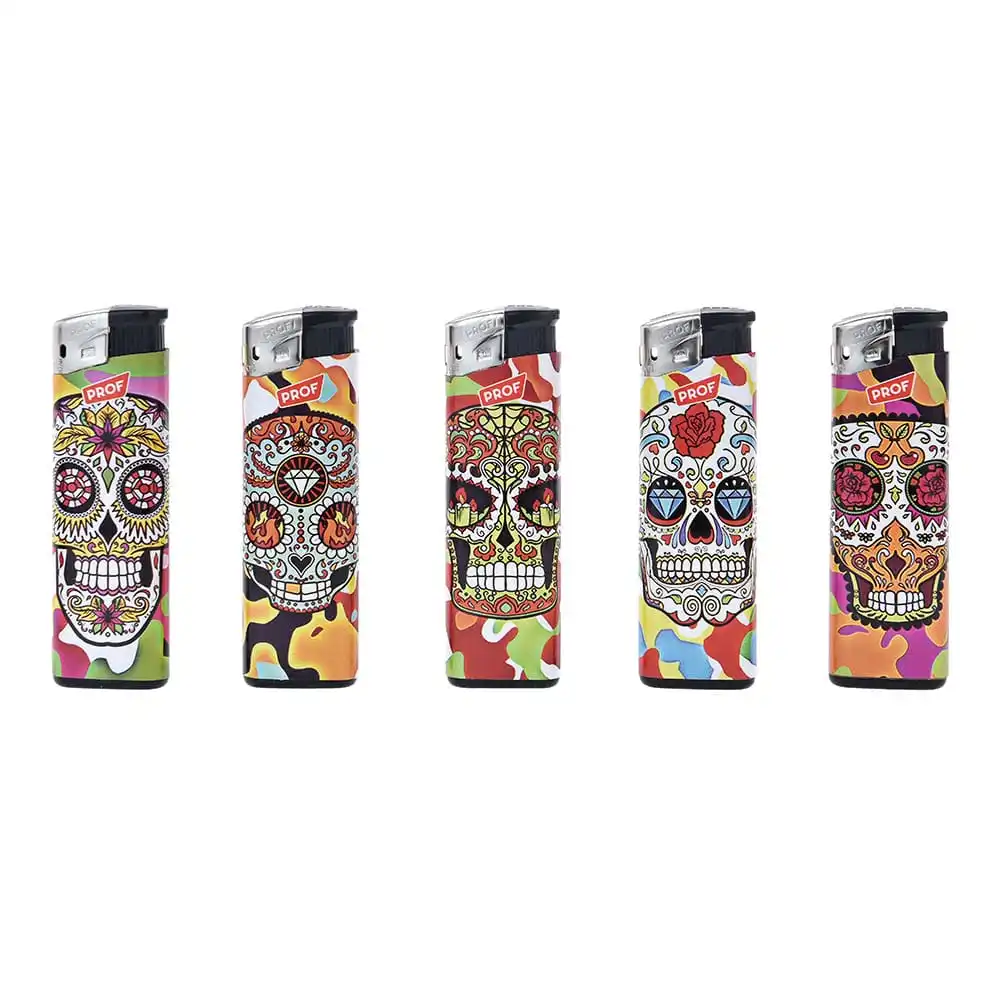 Disposable Electronic lighter model SKULL 1 unit