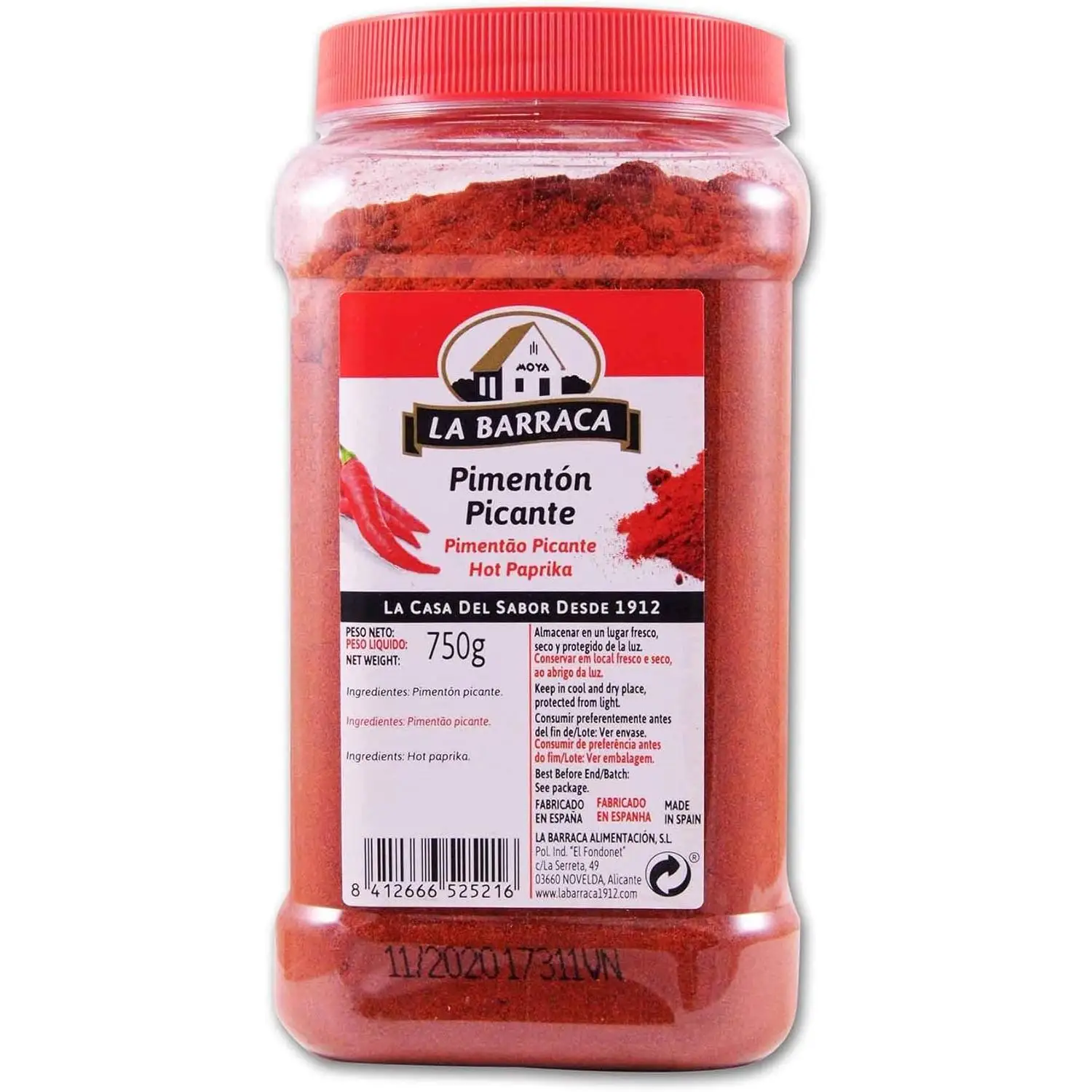 La Barraca -Pimentón Picante - 750g