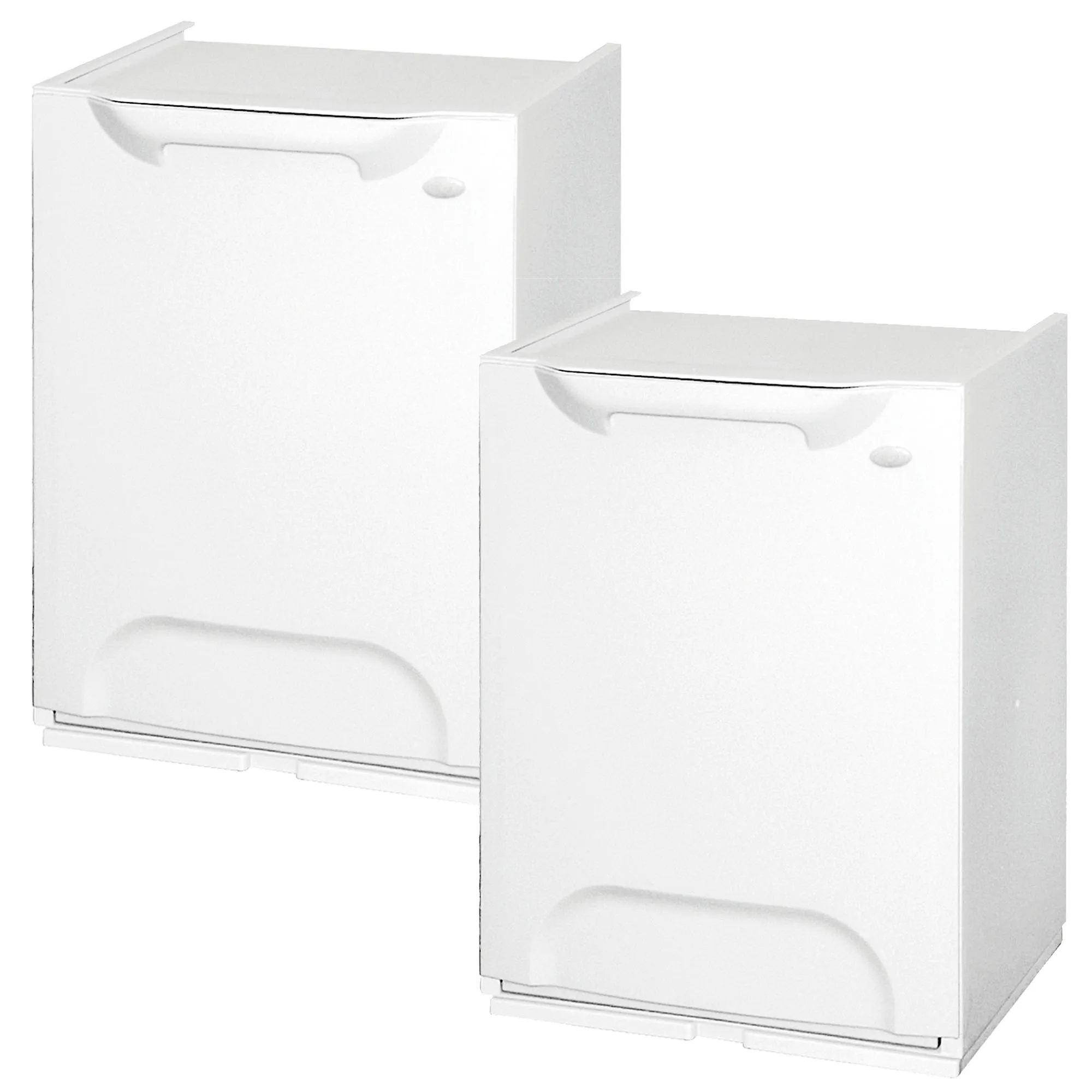 Prosperplast 2 Papeleras de Reciclaje 40L Wellhome Eco-logico Polipropileno