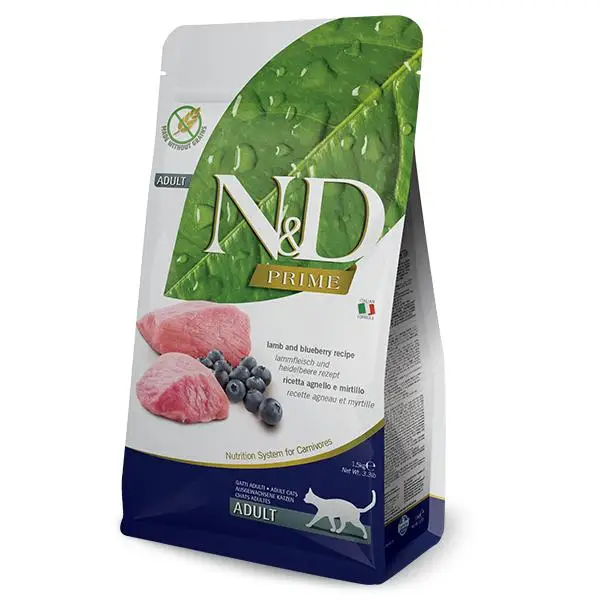 FARMINA N&D CAT PRIME CORDERO 300GR / Alimento completo para gatos adultos
