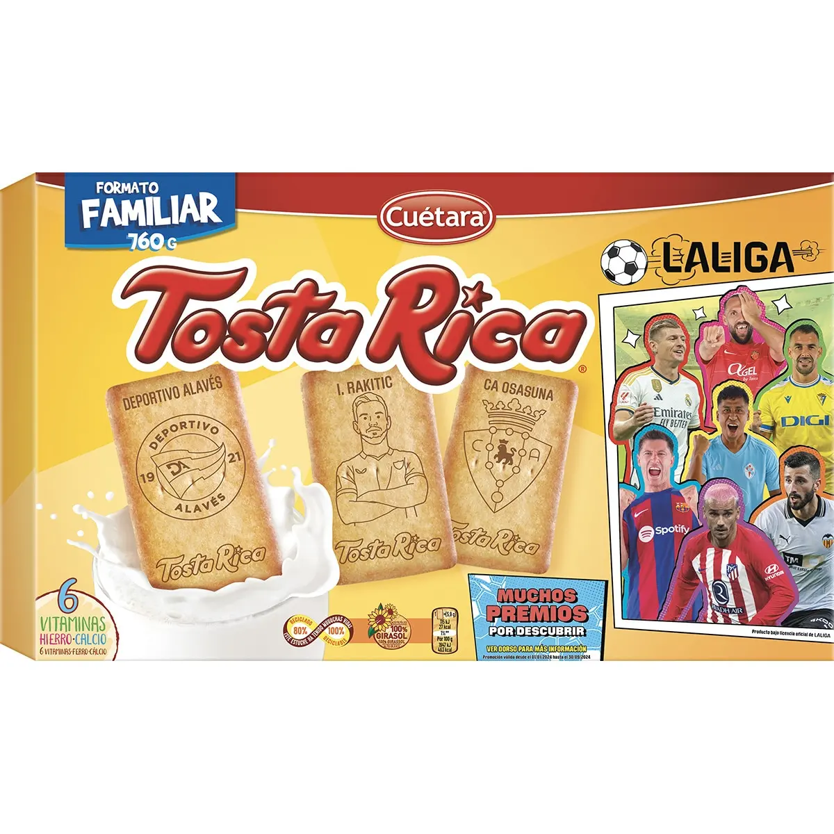 Tosta-Rica Galletas Formato Familiar 760 Gr Dibujo Puede Variar