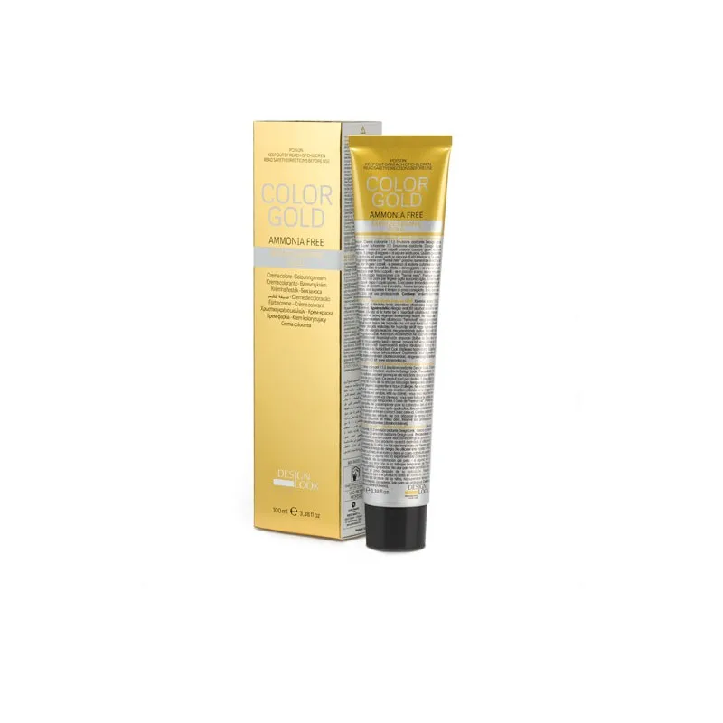 Tinte Color Gold sin amoniaco 100ml: 10.1 Extra Rubio Platino Ceniza - Design Look