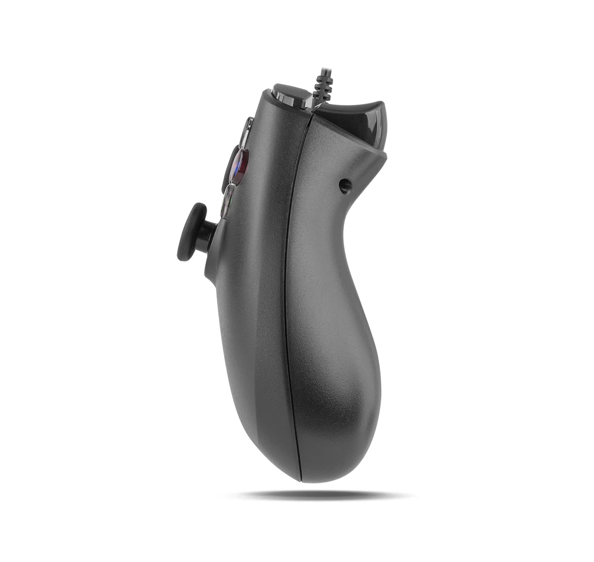 Krom key- wired gamepad, x-input and direct-input game modes, joystick and analog triggers, fast shooting turbo function, pc, play station 3 and android 4.2, black