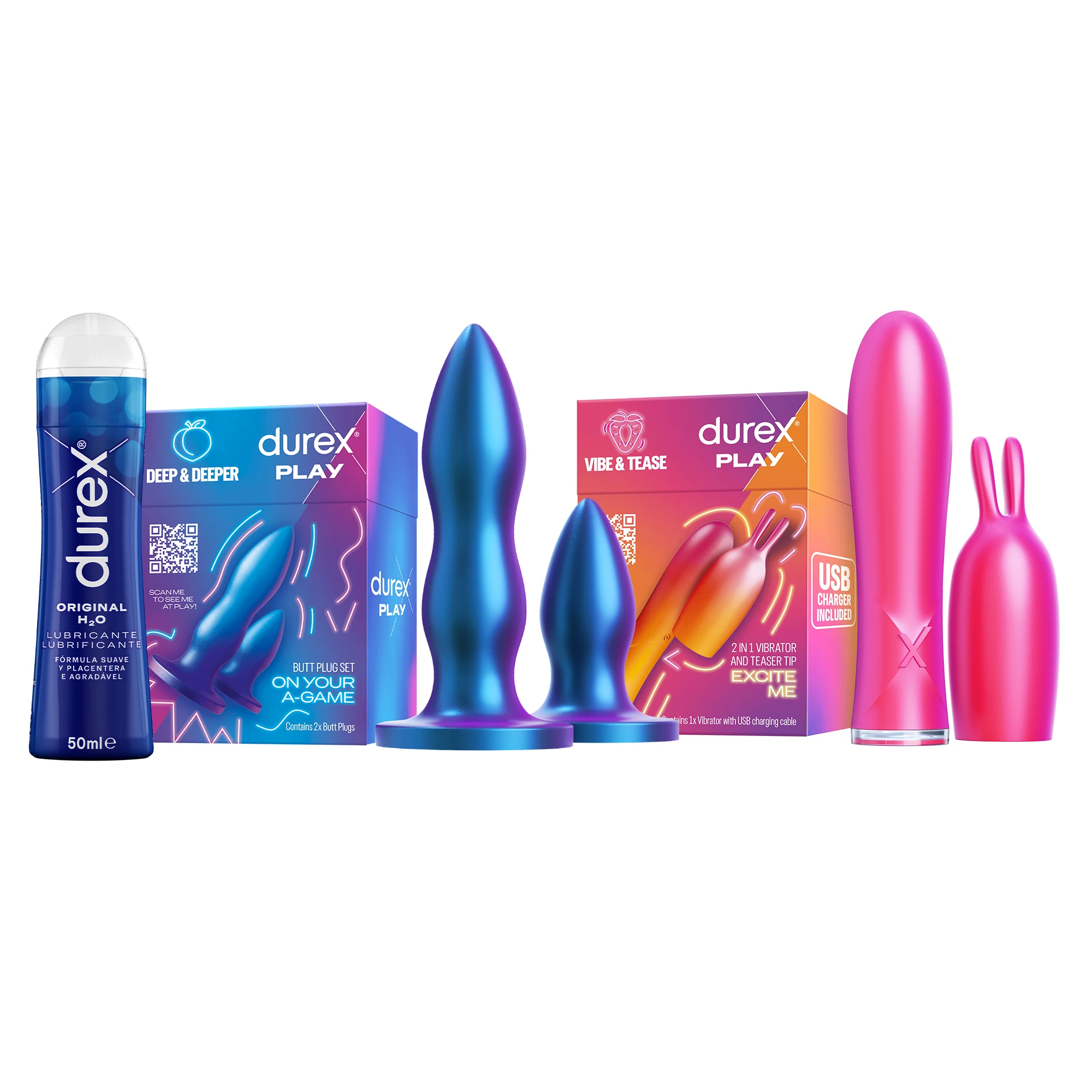 beat male masturbators Pack AQA7 Gel Lubricante Antiséptico Intimo Base Agua Tubo 75g main image 1
