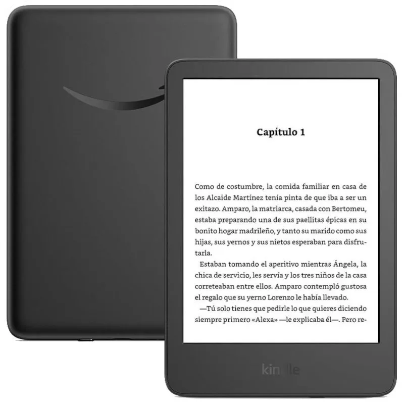 Amazon kindle 2024 6" hd - e-reader - dark mode - adjustable front light - 6 week autonomy, e-book