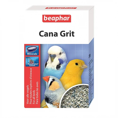 BEAPHAR CANA GRIT Complemento Alimenticio para Pájaros y Aves, 250 gr