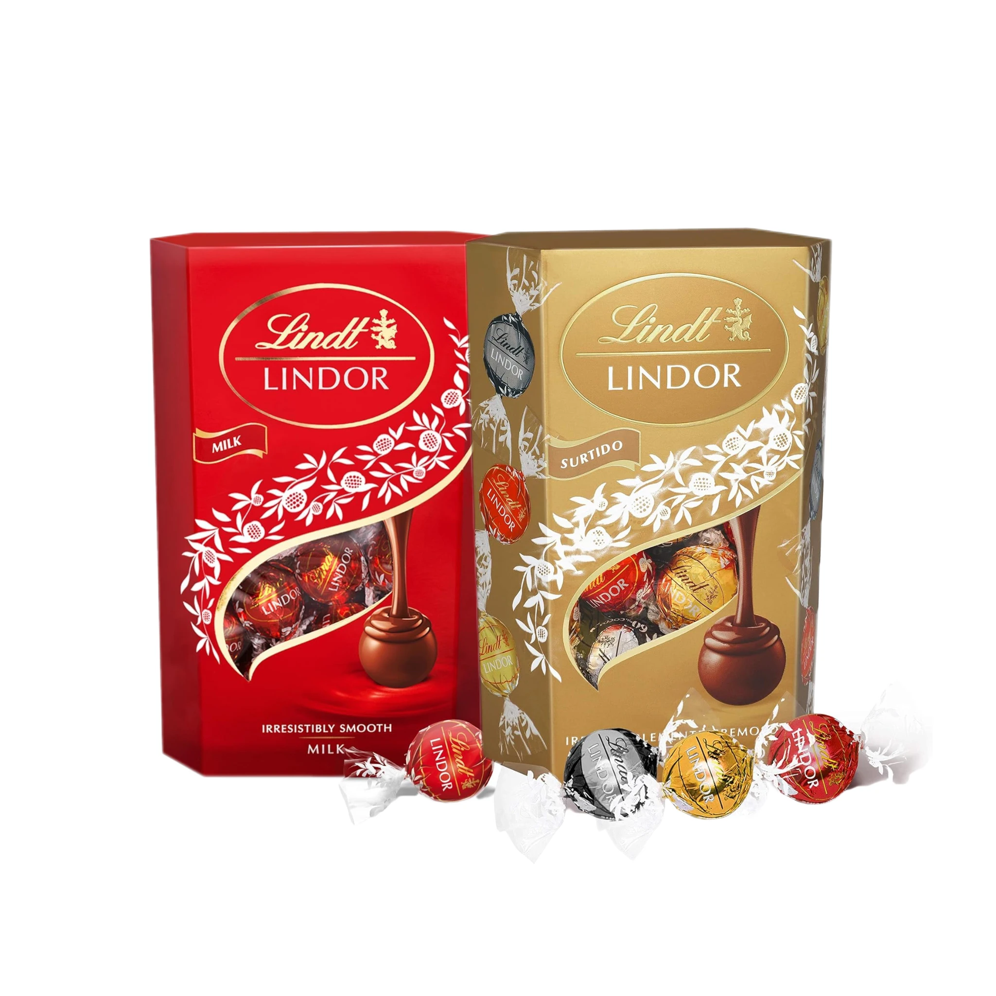 Lindt PACK 2 chocolates LINDOR and NUXOR 200g x2, 6 flavors available