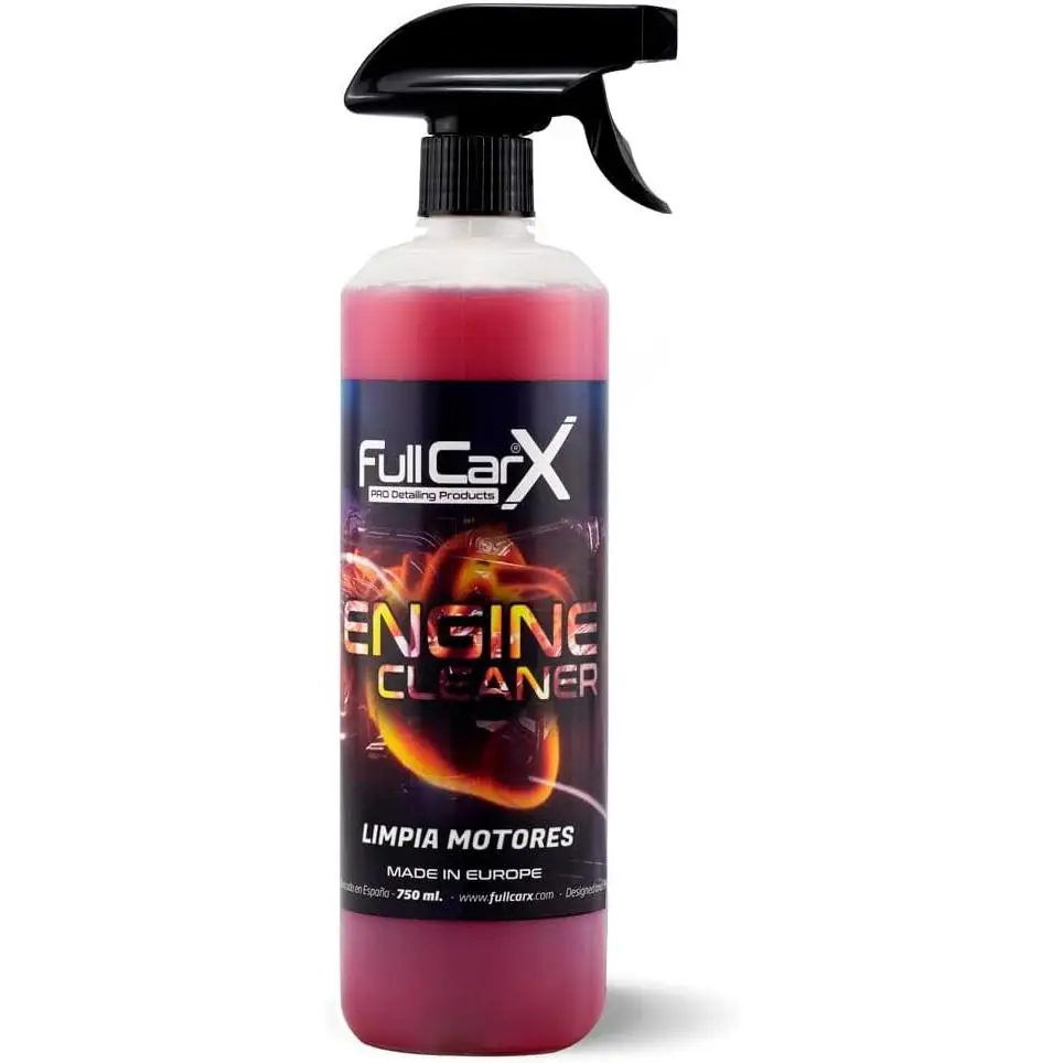 FULLCARX Engine Cleaner 750ml Limpia Motores Coche Desengrasante Limpiador Motor, Eficaz y Seguro, Disuelve Suciedad Incrustada, Restaura y Protege