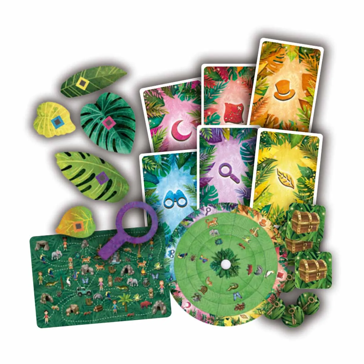 Devir - Exit Kids: Riddles in the Jungle, Board Game in Spanish, Board Game with Friends
