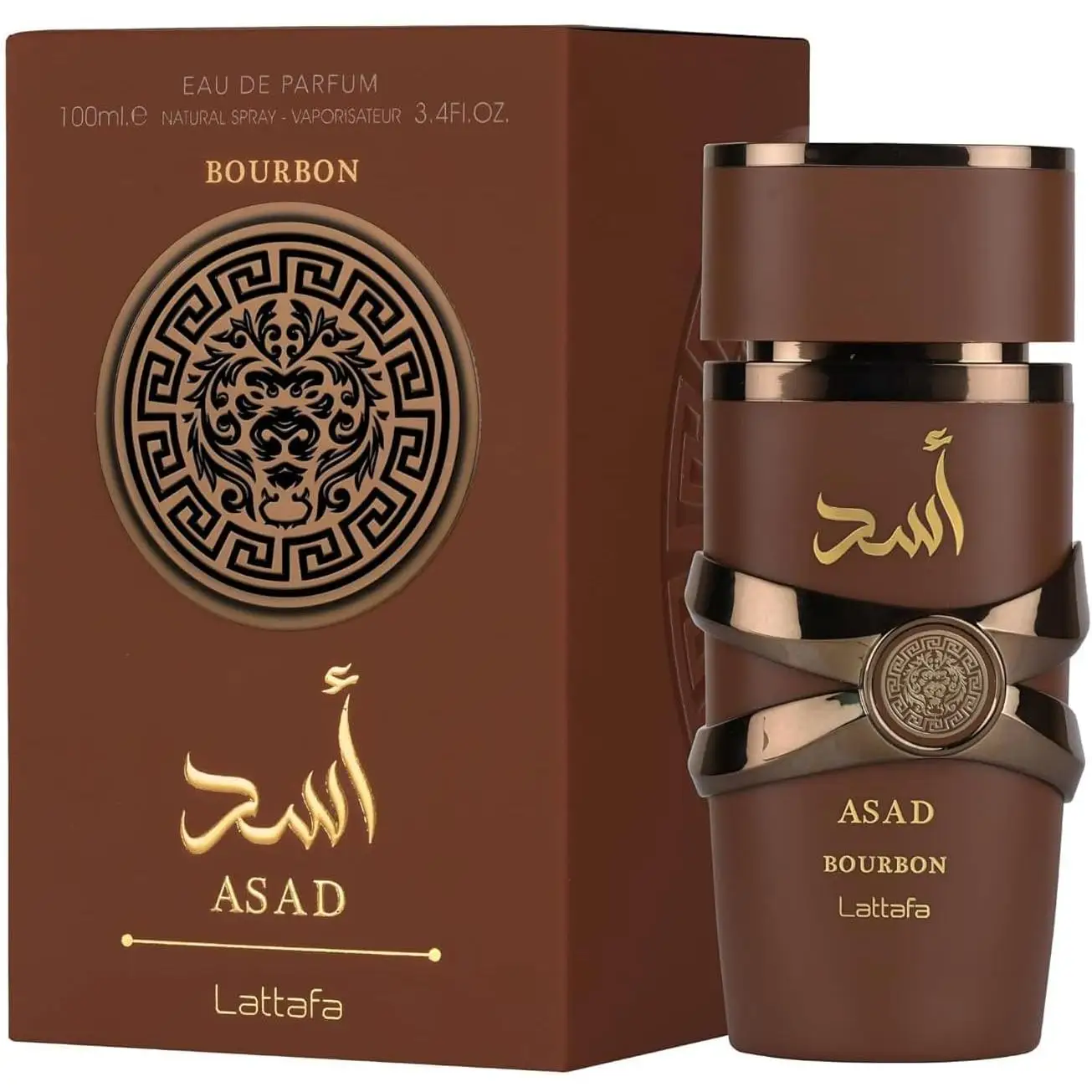 Lattafa Asad Bourbon EDP 100 ml – Perfume Intenso y Elegante para Hombres