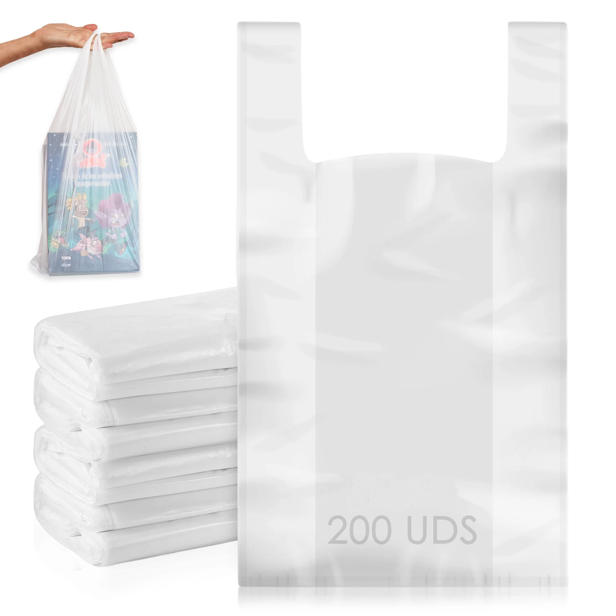 Marcprint 200 plastic bags - plastic bags - plastic bags with handles - plastic bags - plastic bags polyethylene handles