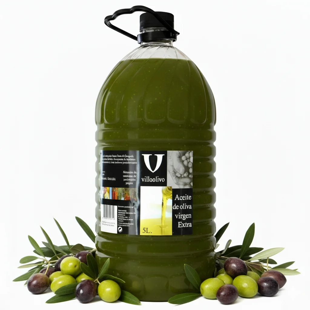 Villaolivo - Aceite de Oliva Virgen Extra Sin Filtrar 5L | Cosecha Española | Puro, Natural y Gourmet