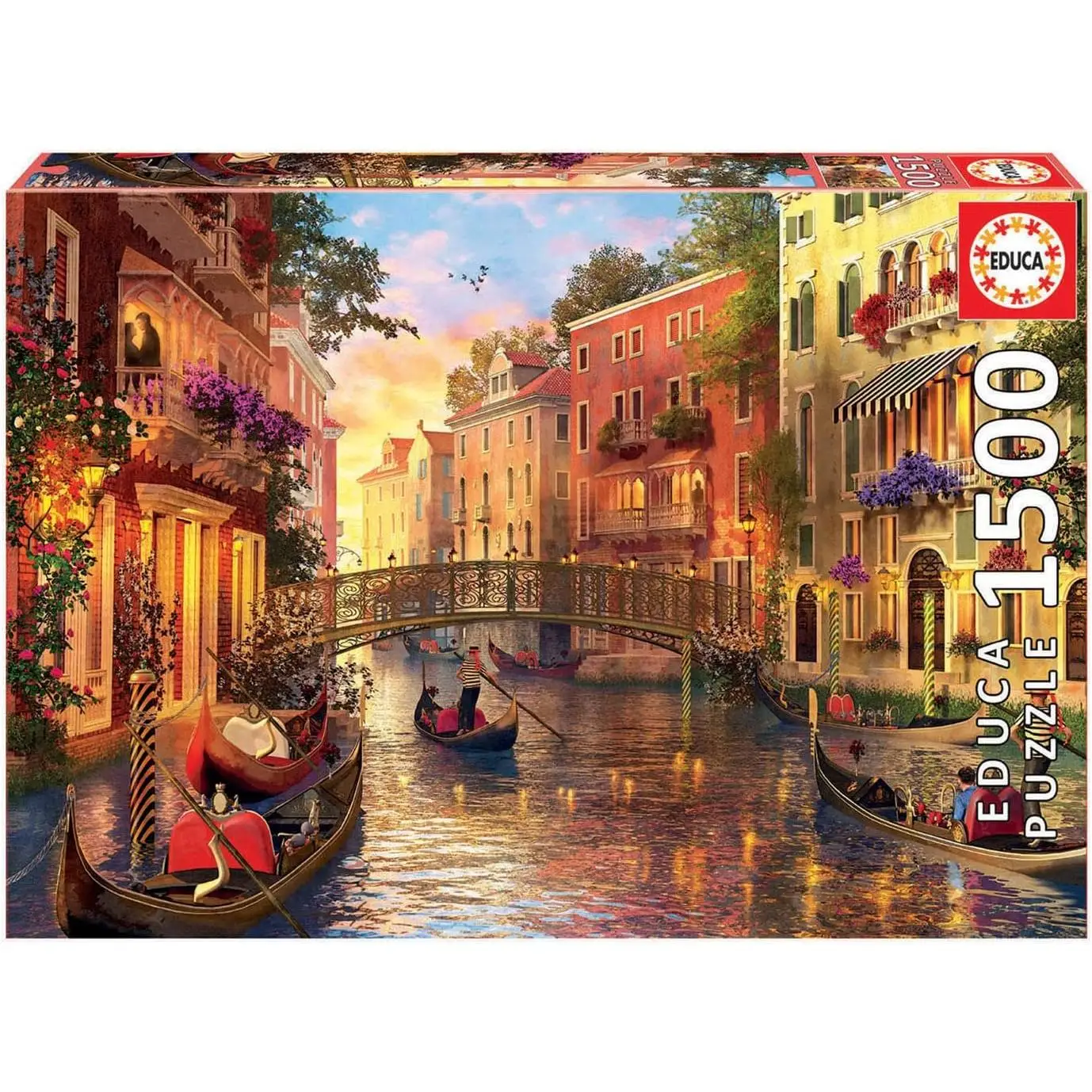 Educa ++ Puzzle de 1500 Piezas para Adultos | Atardecer en Venecia | A Partir de 14 años (17124)