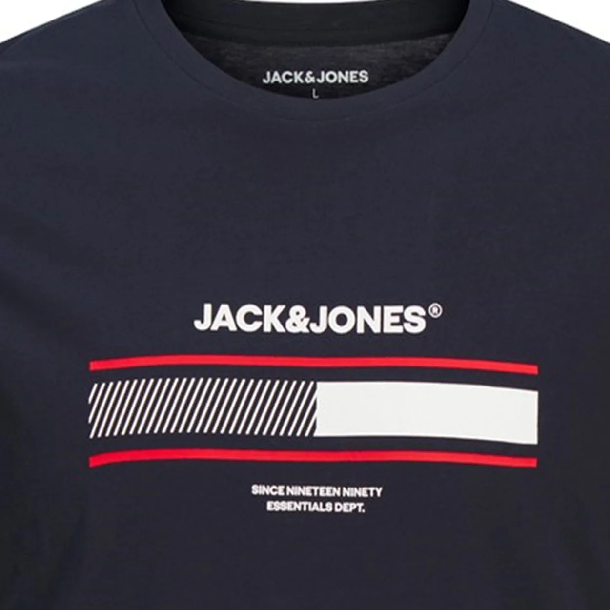 Jack & Jones Man Pack 2 Cotton Tops Mod JJSOUTH Top Logo Printed Casual ideal Spring Summer REF 256784