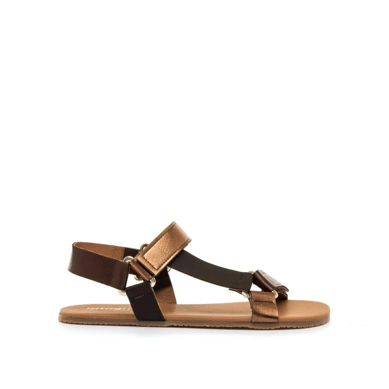 Sandalias planas de Mujer MUSTANG 56256 C61019 SANDALIA BAREFOOT BRONCE/MOKA 39307 26V