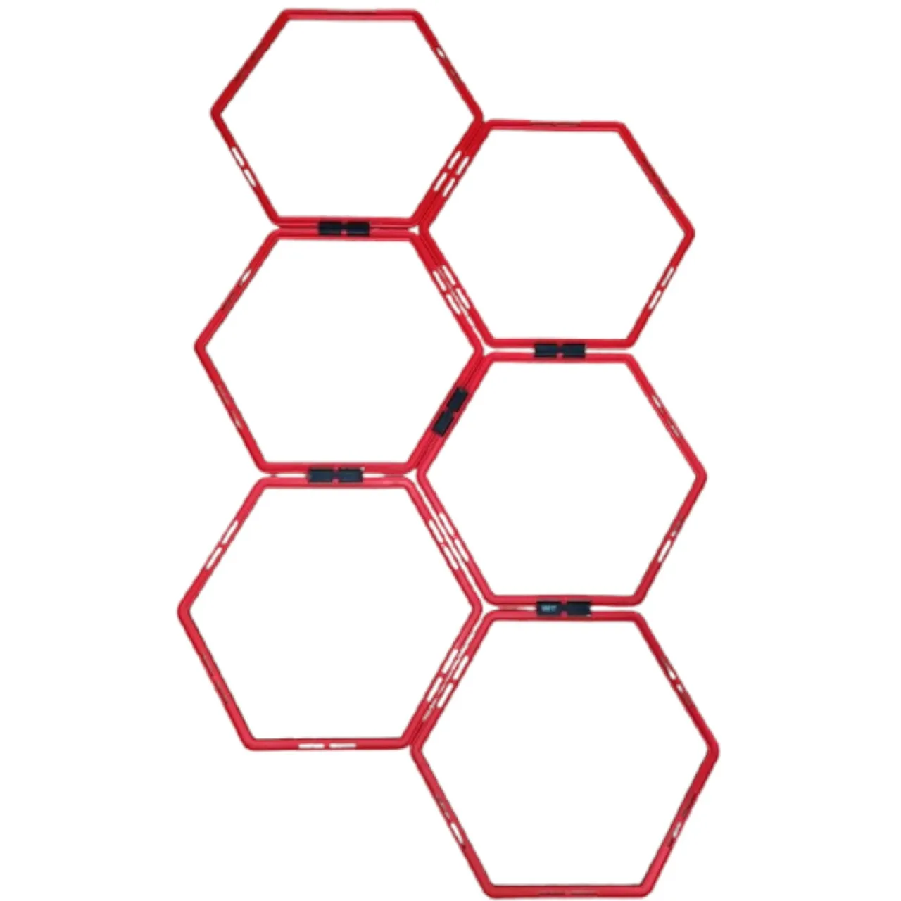Círculo ágil Hexagonal De 6 Piezas, Anillo De Agilidad Hexagonal, Anillo Circular De Entrenamiento, Escalera De Agilidad De Velocidad, Traje De Paso Hexagonal, Equipo De Fútbol