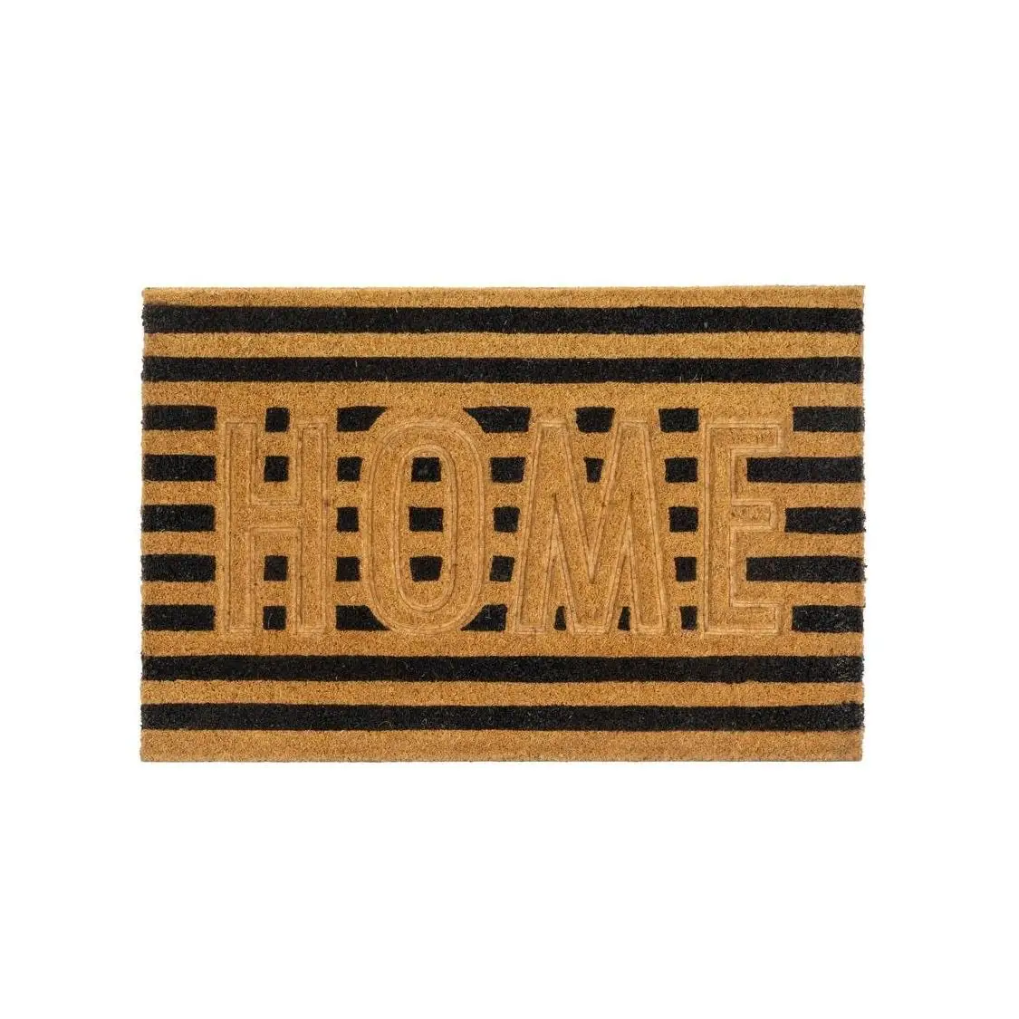 Dcasa 60x40 cm natural coconut fiber Home quality non-slip doormat