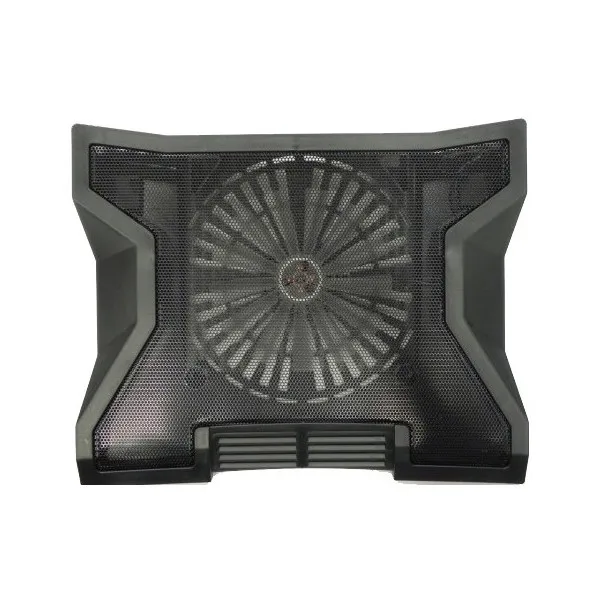 Disipador con ventilador+Hub USB 230A para Portátil，Base de Refrigeración para Portátiles – Ventilador 230mm Silencioso en Forma X, Controlador de Velocidad del Ventilador, Hub USB, Compatible