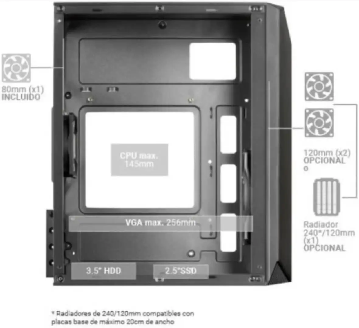 PC GAMING AMD RYZEN 3 3200G • RTX 3050 • 16gb RAM DDR4 • M.2 1000Gb • Windows 11 Pro