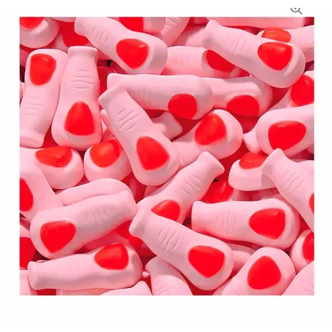 HARIBO DEDONES 1KG on caramelos de goma que combinan una textura exclusiva de espuma con gelatina y sabor a Fresa. Sabor de Haribo TOP original calidad de confianza