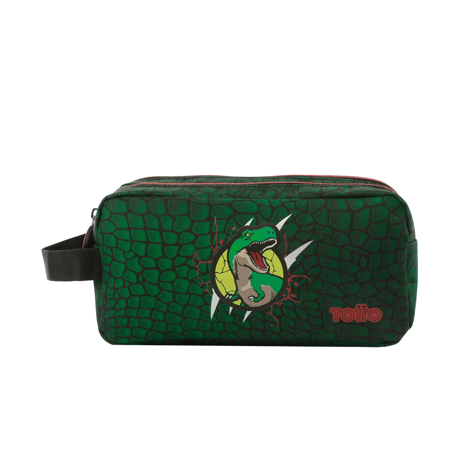 Totto Estuche infantil Rex Dino Material: Poliéster 23 x 12 x 9 cm