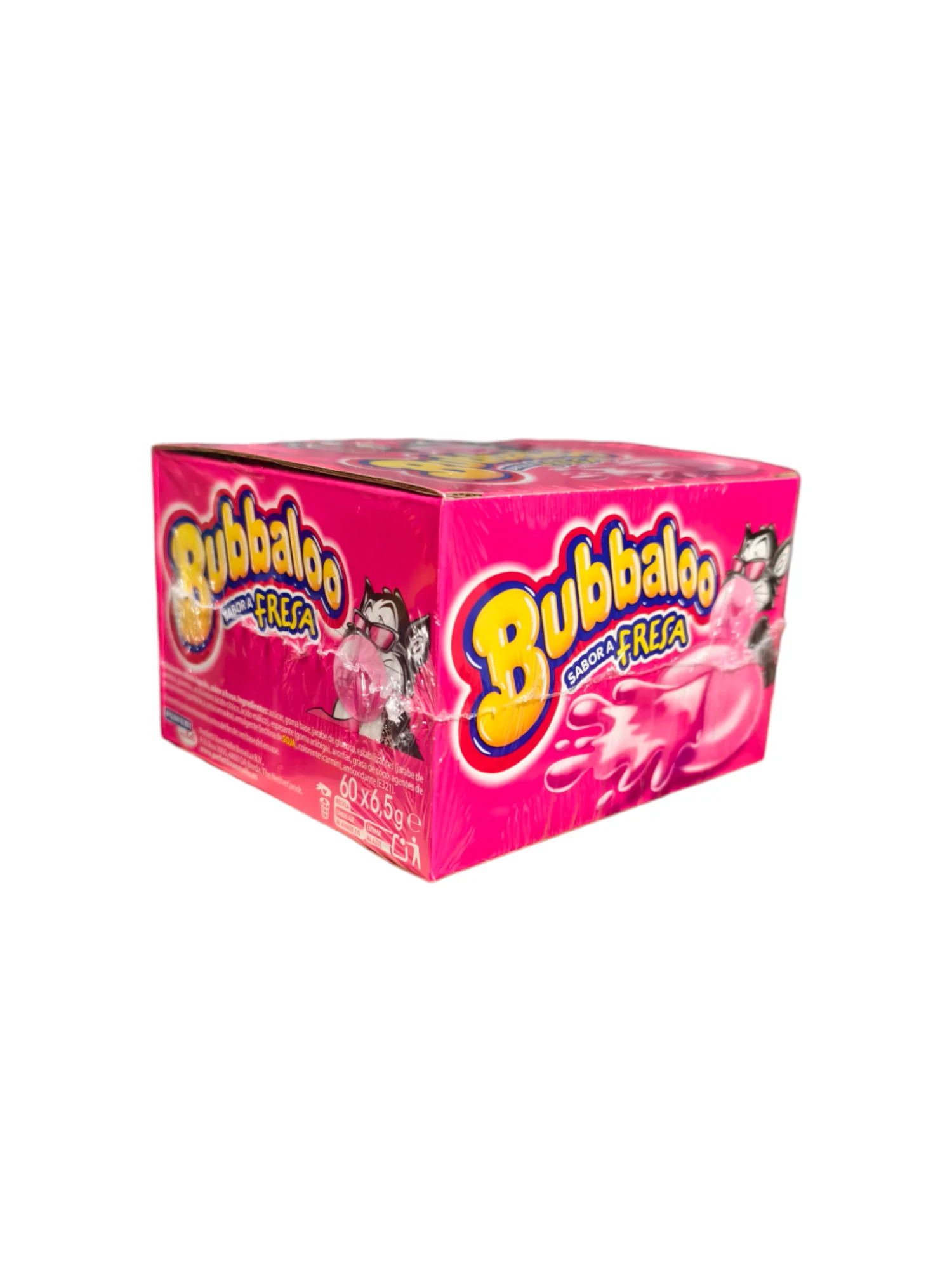 Bubbaloo gum - flavors of tutti-frutti, sandia and strawberry - box of 60 units #2