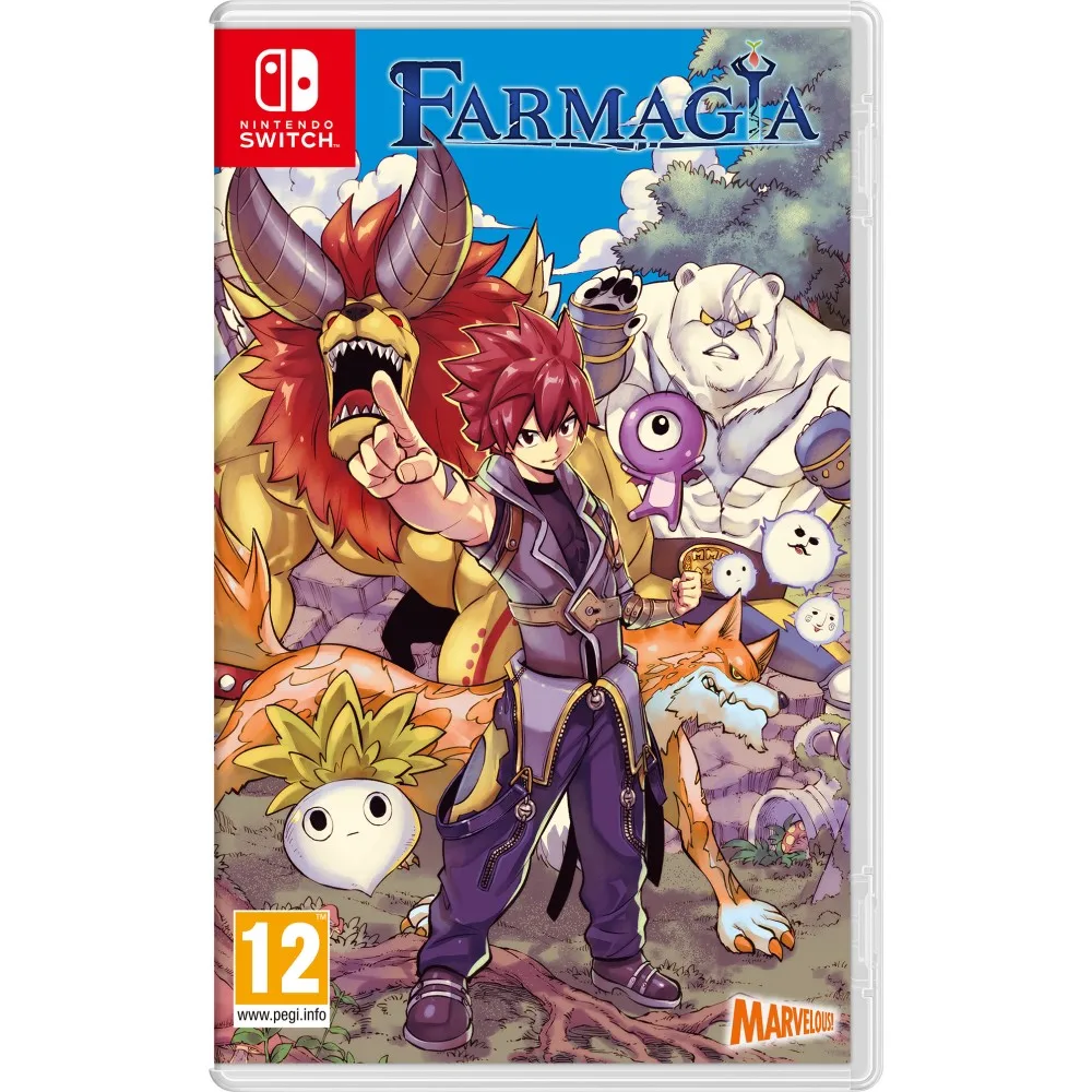 FARMAGIA SWITCH JUEGO FÍSICO PARA NINTENDO SWITCH VERSIÓN ESPAÑOLA GARANTÍA EUROPEA EU WARRANTY Nintendo
