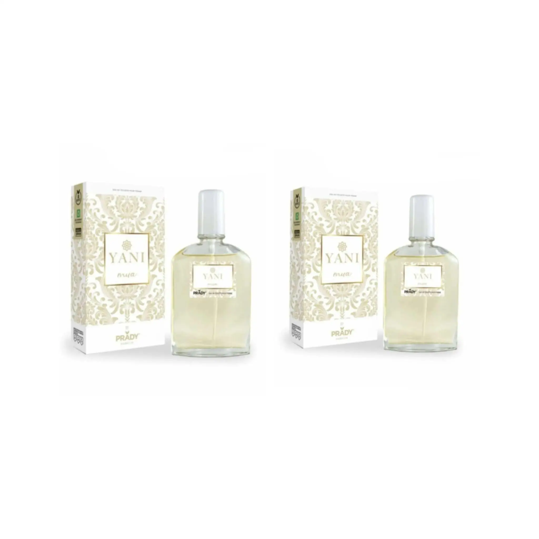 2 UNIDAES 85 ML Eau de Toilette Prady - Yani Mua ARABE 90ML para Mujer - Fragancia Inspirada en Grandes Marcas - Alta Calidad y Duración - Prady Normapiel