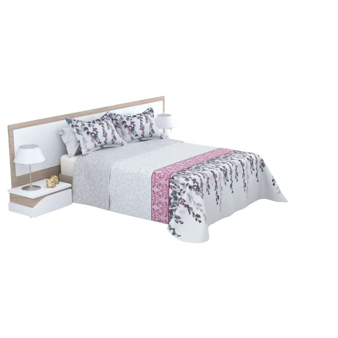 Colcha Bouti Classic Reversible con Estampado – Versatilidad y Estilo para Tu Dormitorio