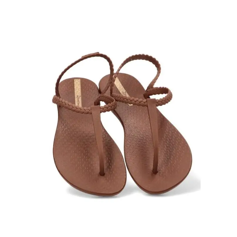 Chanclas Sandalias Playa Sandalia Playa Ipanema - Mujer - Suela Plana - Modelo 27085 - Color Marron